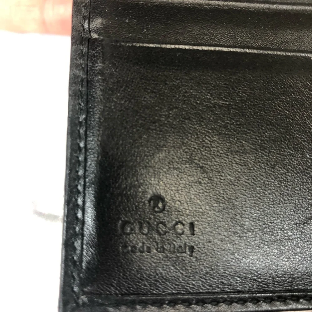 Gucci Authentic Vintage canvas & leather wallet Jackie O Monogram logo clutch - Picture 11 of 16
